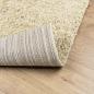 Preview: Teppich Shaggy Hochflor Modern Golden 80x200 cm