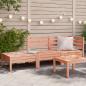 Preview: ARDEBO.de - Gartensofa 3-Sitzer Massivholz Douglasie