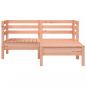 Preview: Gartensofa 2-Sitzer mit Hocker Massivholz Douglasie