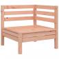 Preview: Gartensofa 2-Sitzer mit Hocker Massivholz Douglasie