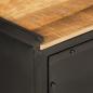 Preview: Badschrank 40x30x60 cm Eisen und Massivholz Mango