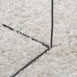 Preview: Teppich Shaggy Hochflor Modern Creme 200x280 cm