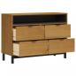 Preview: Schubladenschrank FLAM 110x40x80 cm Massivholz Kiefer