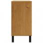 Preview: Schubladenschrank FLAM 110x40x80 cm Massivholz Kiefer