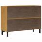 Preview: Schubladenschrank FLAM 110x40x80 cm Massivholz Kiefer