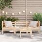 Preview: Gartensofa 3-Sitzer Massivholz Kiefer