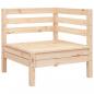 Preview: Gartensofa 3-Sitzer Massivholz Kiefer