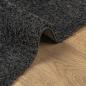 Preview: Teppich Shaggy Hochflor Modern Anthrazit 200x280 cm