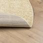 Preview: Teppich Shaggy Hochflor Modern Golden Ø 100 cm