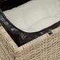 Preview: 8-tlg. Garten-Sofagarnitur mit Kissen Beige Poly Rattan