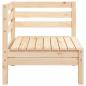 Preview: Garten-Ecksofa Massivholz Kiefer