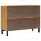 Preview: Schubladenschrank FLAM 110x40x80 cm Massivholz Kiefer