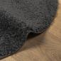 Preview: Teppich Shaggy Hochflor Modern Anthrazit Ø 240 cm