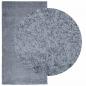 Preview: Teppich Shaggy Hochflor Modern Blau 80x150 cm