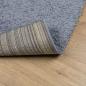 Preview: Teppich Shaggy Hochflor Modern Blau 80x150 cm