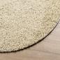 Preview: Teppich Shaggy Hochflor Modern Golden Ø 120 cm