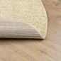 Preview: Teppich Shaggy Hochflor Modern Golden Ø 120 cm