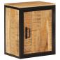 Preview: Badschrank 40x30x50 cm Massivholz Mango und Eisen