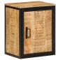 Preview: Badschrank 40x30x50 cm Massivholz Mango und Eisen