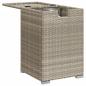 Preview: Propan-Tank-Verstecktisch Hellgrau 40x40x60 cm Poly Rattan