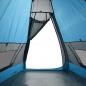 Preview: Tipi-Campingzelt 7 Personen Blau Wasserdicht