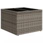 Preview: 10-tlg. Garten-Sofagarnitur mit Kissen Grau Poly Rattan