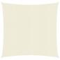 Preview: ARDEBO.de - Sonnensegel 160 g/m² Creme 2,5x2,5 m HDPE