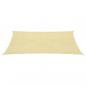 Preview: Sonnensegel 160 g/m² Beige 4x7 m HDPE