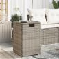 Preview: ARDEBO.de - Propan-Tank-Verstecktisch Grau 40x40x60 cm Poly Rattan