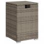 Preview: Propan-Tank-Verstecktisch Grau 40x40x60 cm Poly Rattan