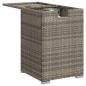 Preview: Propan-Tank-Verstecktisch Grau 40x40x60 cm Poly Rattan