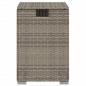 Preview: Propan-Tank-Verstecktisch Grau 40x40x60 cm Poly Rattan