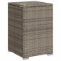 Preview: Propan-Tank-Verstecktisch Grau 40x40x60 cm Poly Rattan