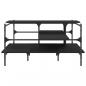 Preview: Couchtisch Schwarz 100x100x48,5 cm Holzwerkstoff