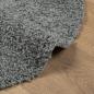 Preview: Teppich Shaggy Hochflor Modern Grün Ø 160 cm