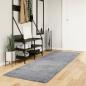 Preview: ARDEBO.de - Teppich Shaggy Hochflor Modern Blau 80x250 cm