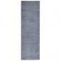 Preview: Teppich Shaggy Hochflor Modern Blau 80x250 cm