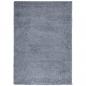 Preview: Teppich Shaggy Hochflor Modern Blau 160x230 cm