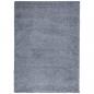 Preview: Teppich Shaggy Hochflor Modern Blau 200x280 cm