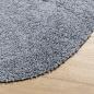 Preview: Teppich Shaggy Hochflor Modern Blau Ø 80 cm