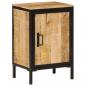 Preview: Badschrank 40x30x60 cm Massivholz Mango und Eisen