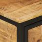 Preview: Badschrank 40x30x60 cm Massivholz Mango und Eisen