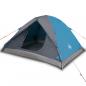 Preview: Kuppel-Campingzelt 3 Personen Blau Wasserdicht