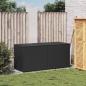 Preview: Gartentruhe Schwarz 283L Poly Rattan