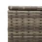 Preview: Gartentruhe Grau 291L Poly Rattan