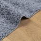 Preview: Teppich Shaggy Hochflor Modern Blau 120x170 cm