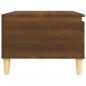 Preview: Couchtisch Braun Eichen-Optik 90x50x36,5 cm Holzwerkstoff