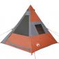 Preview: Tipi-Campingzelt 7 Personen Orange Wasserdicht