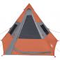 Preview: Tipi-Campingzelt 7 Personen Orange Wasserdicht