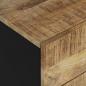 Preview: Nachttisch 50x33x62 cm Massivholz Mango & Holzwerkstoff